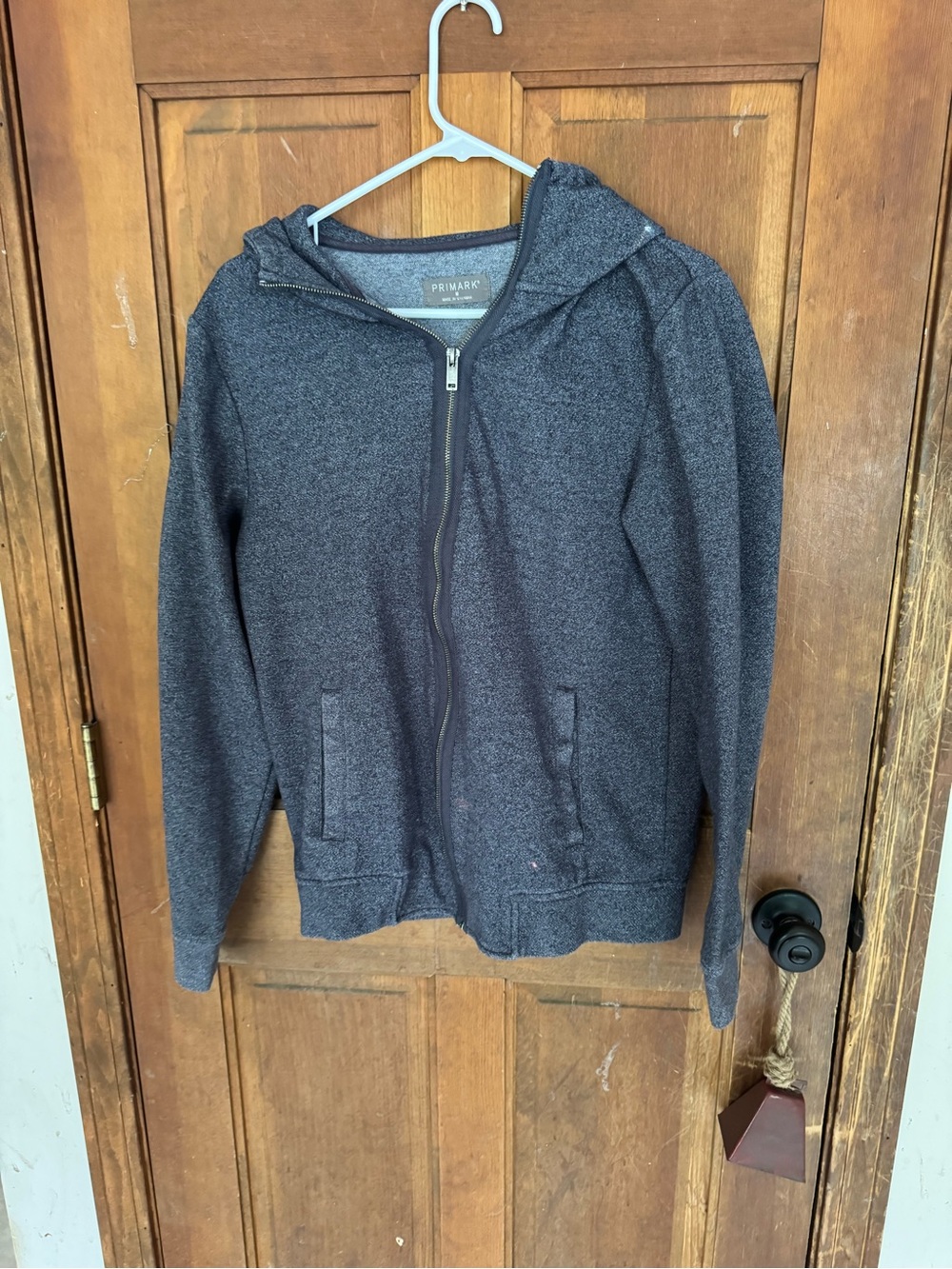 Primark Dark Charcoal Full-Zip Hoodie